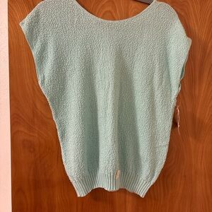 Vintage Mint Green Women's Blouse Size Large